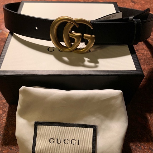 NWOT Gucci leather double G belt - Picture 1 of 4
